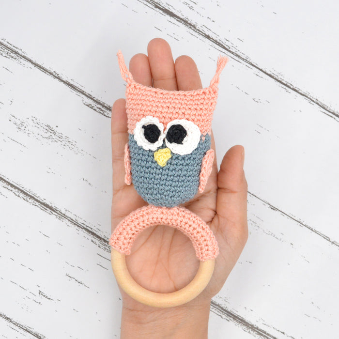 Owl Baby Rattle-1