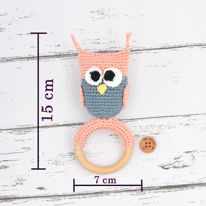Owl Baby Rattle-1