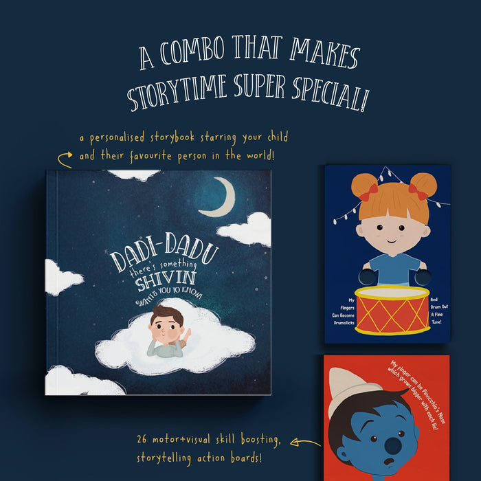 A Story Boards & Personalised Storybook Combo
