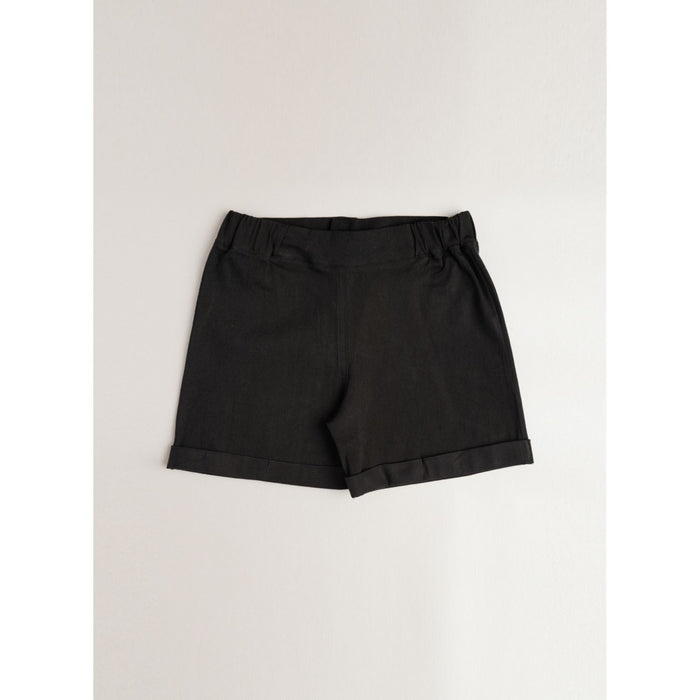 Julius Detachable Suspender Shorts - Black