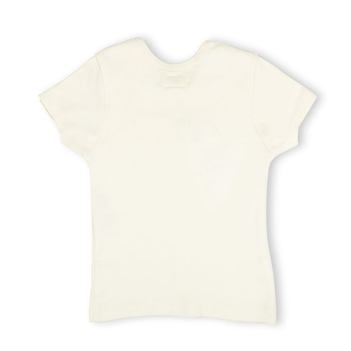Half Sleeve T-Shirt - Chalk White