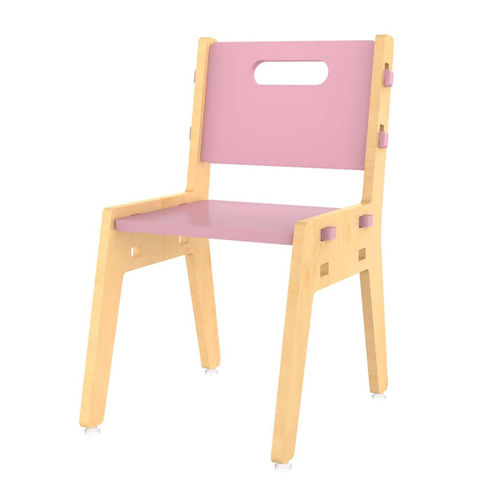 Silver Peach Chair - Pink