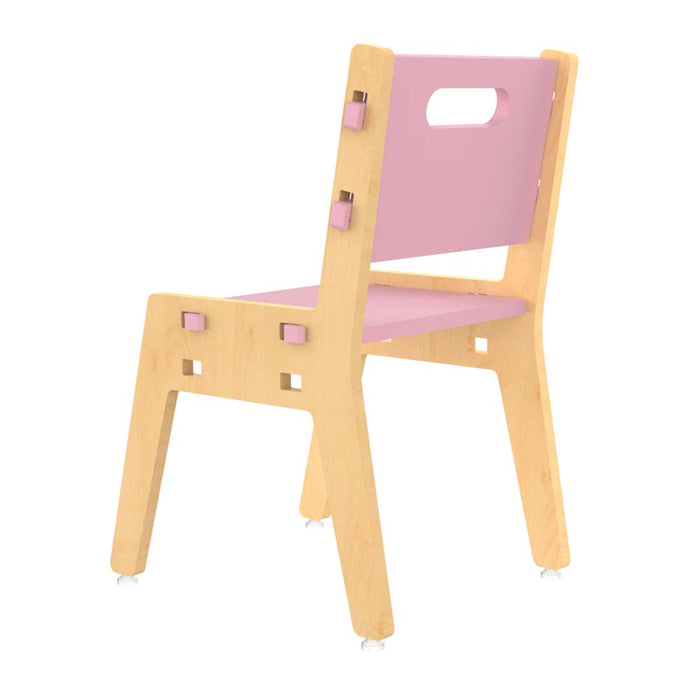 Silver Peach Chair - Pink