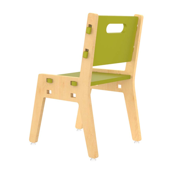 Silver Peach Chair - Green