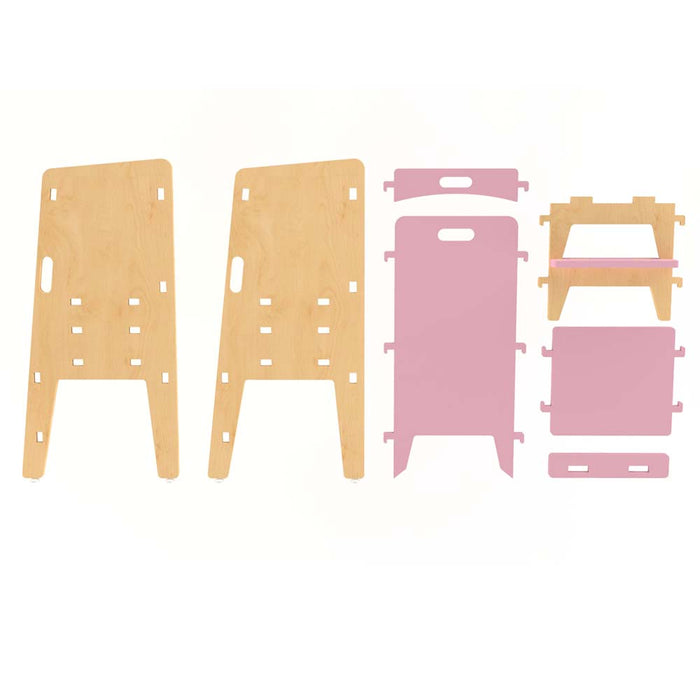Yellow Lychee Kitchen Tower - Pink