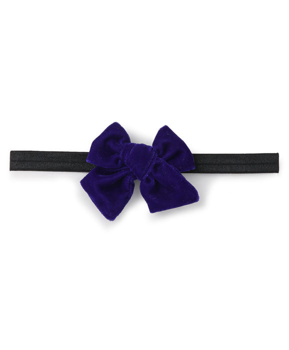Knot Bow Headband- Dark Blue