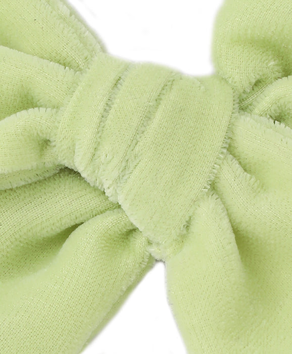 Knot Bow Headband- Light Green