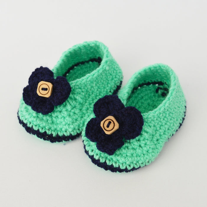 Crochet Baby Booties Woolen BootiesPista-2