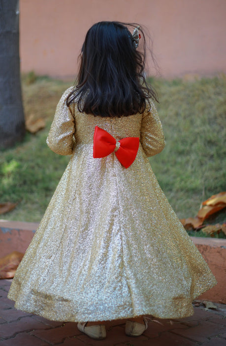 Gold Sequins Gown