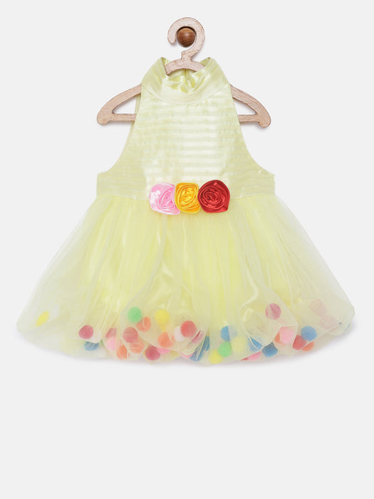 Pom Pom Balloon Dress