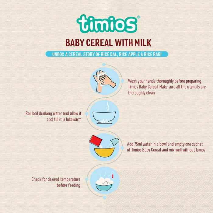 Milk Based Baby Cereal - 6+ Months Assorted