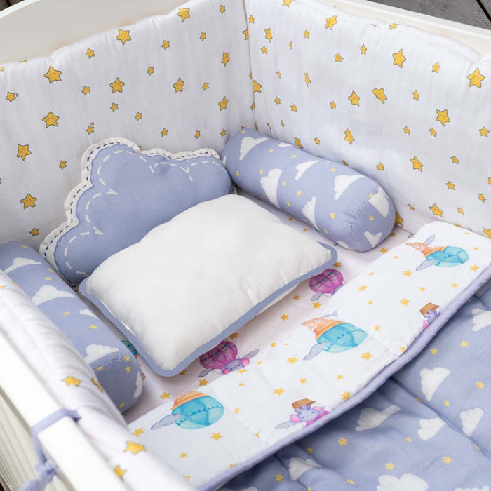 Organic Cot Bedding Set – Sky is the Limit