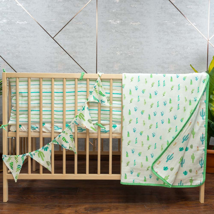 Cot Bunting- Go Green