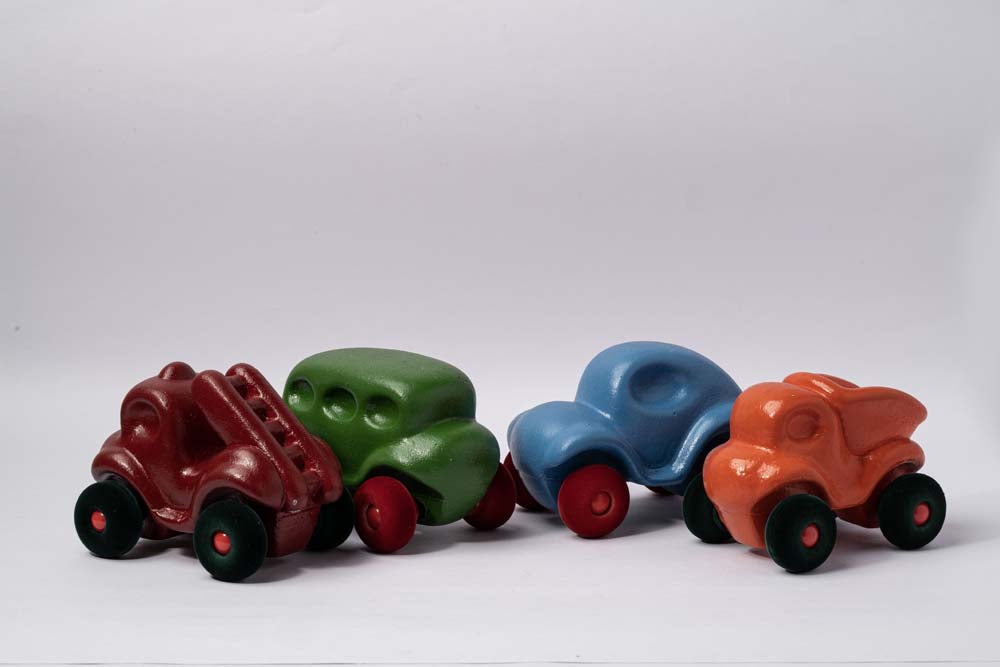 Little Vehicles Painted B (Set of 4) (0 to 10 years)