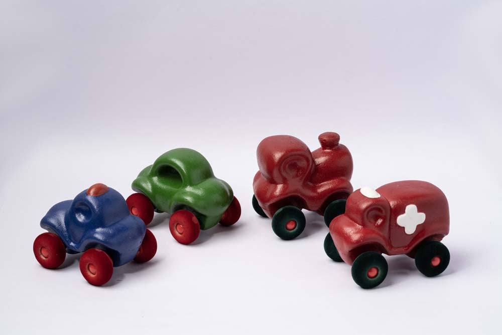 Little Vehicles Painted A ( Set of 4) (0 to 10 years)