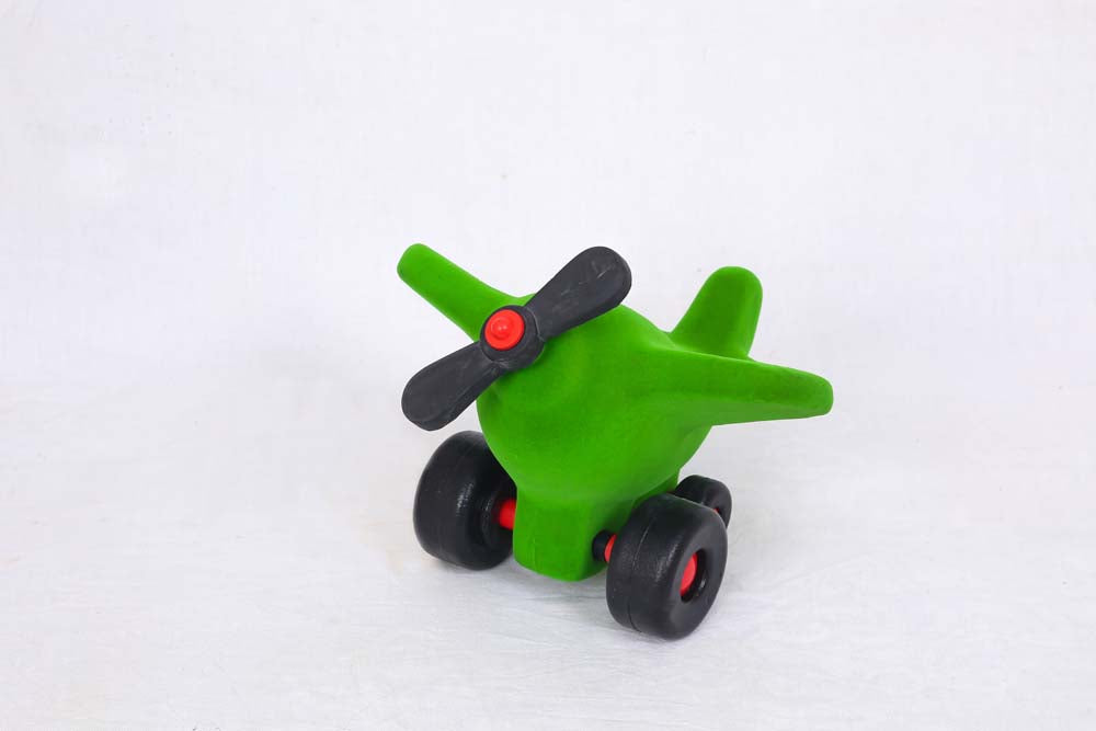 The Takota Prop Airplane Large - Green (With Fan) (0 to 10 years)