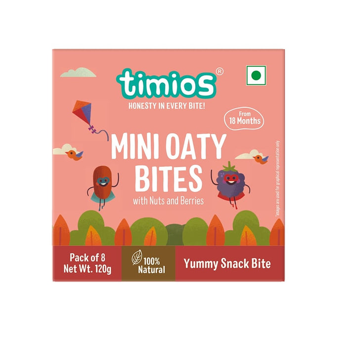 Mini Oaty Bites - Nuts And Berries