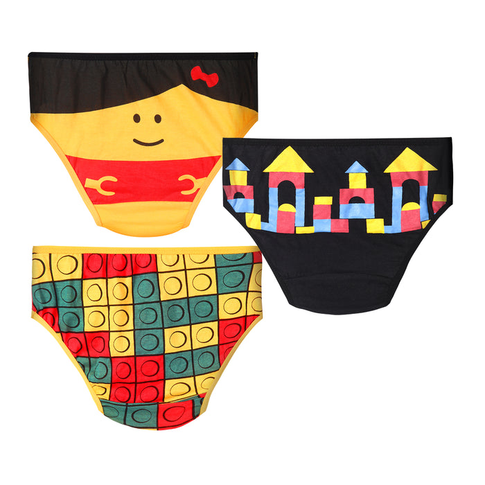 Building Blocks - Girl Underwear