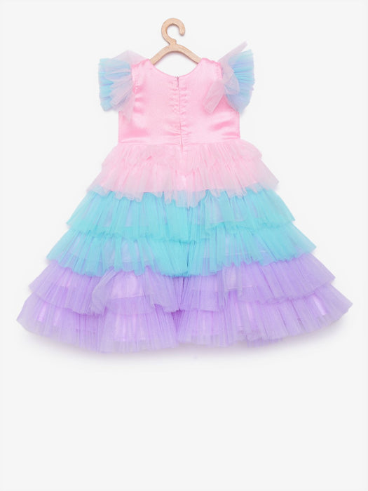Ice Cream Candy multi color theme party gown