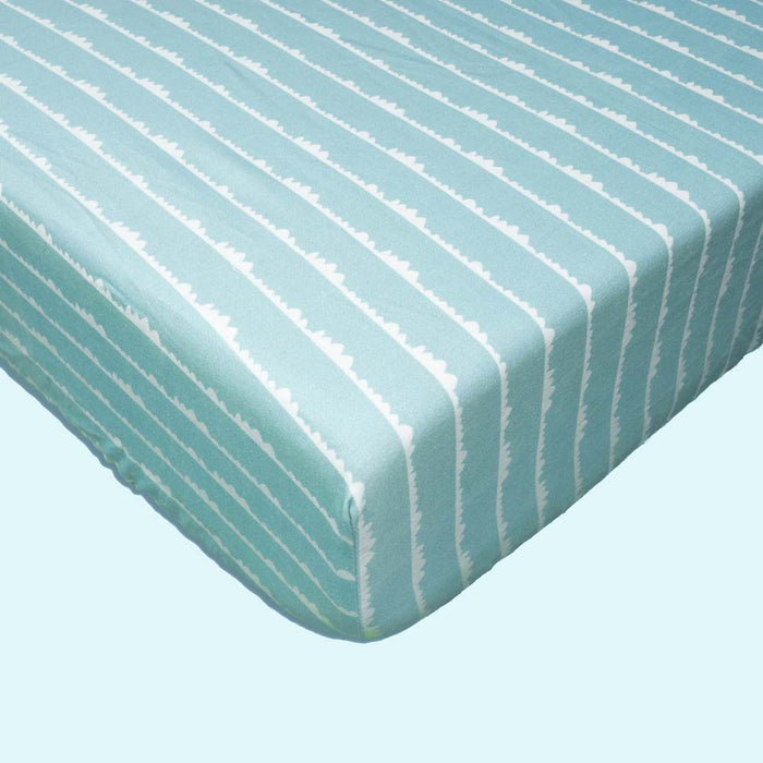 Organic Fitted Cot Sheet- Bumps