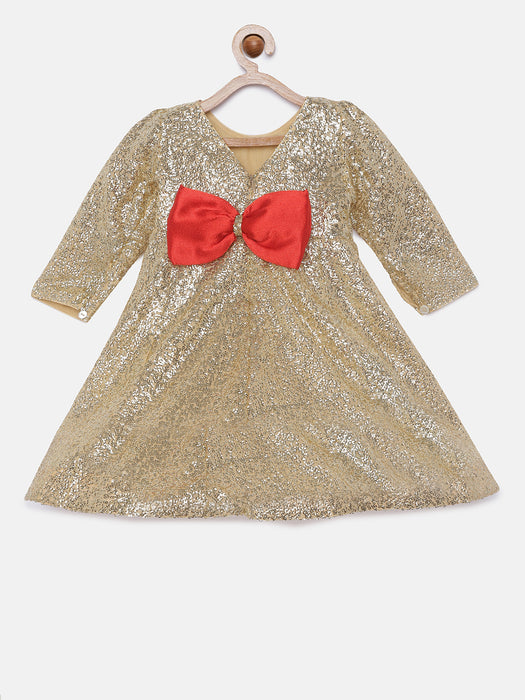 Gold Sequins Gown