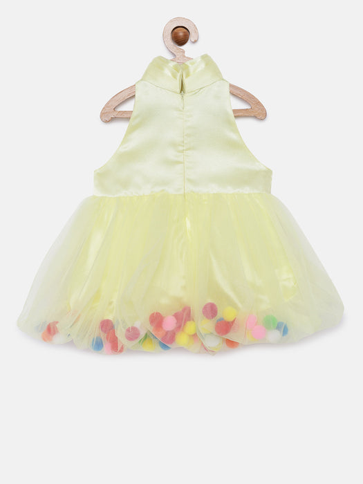Pom Pom Balloon Dress