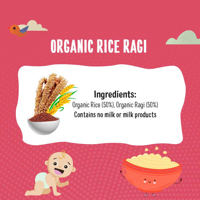 Organic Ragi Porridge and Organic Rice Ragi Porridge