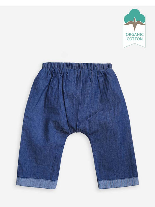 Organic cotton denim pants