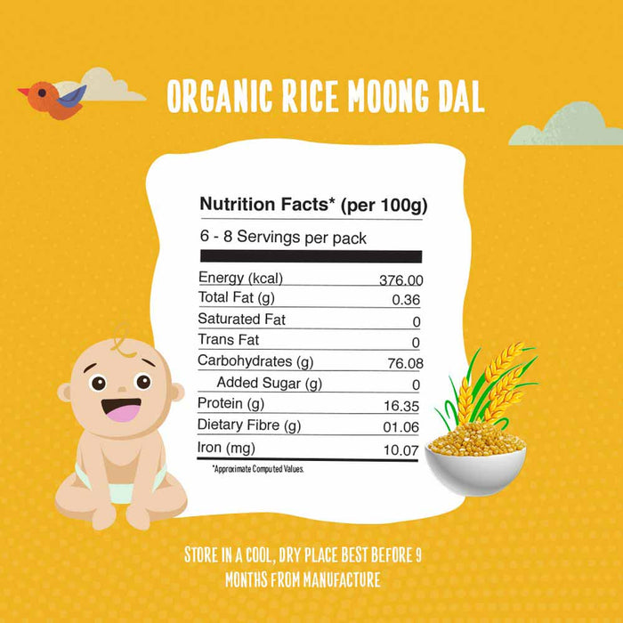 Organic Rice Moong Dal Porridge