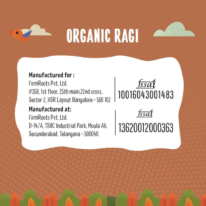 Organic Ragi Porridge and Organic Rice Porridge