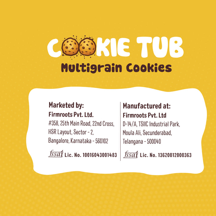 Cookie Tub - Multigrian Cookies