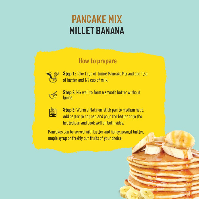 Millet Pancake Mix - Apple & Banana