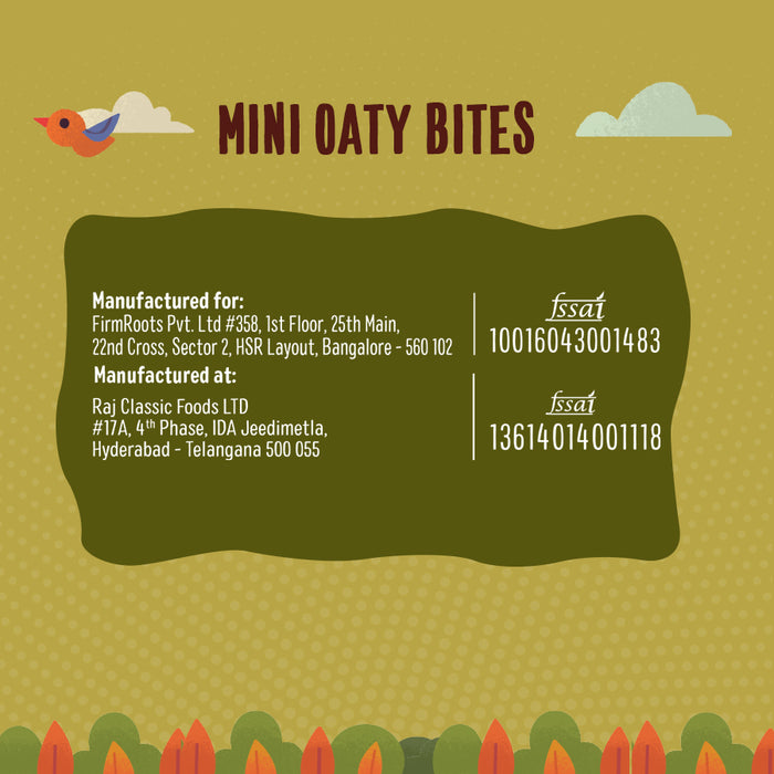 Mini Oaty Bites - Apple & Kiwi