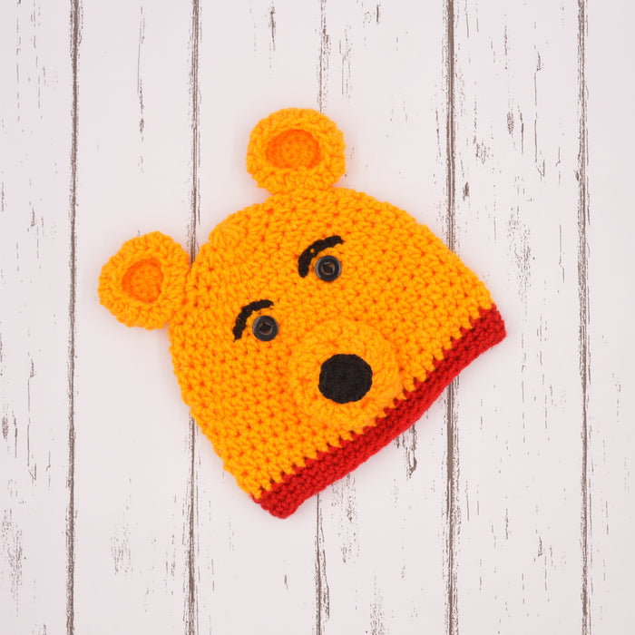 Crochet Baby Cap Beanie-Yellow