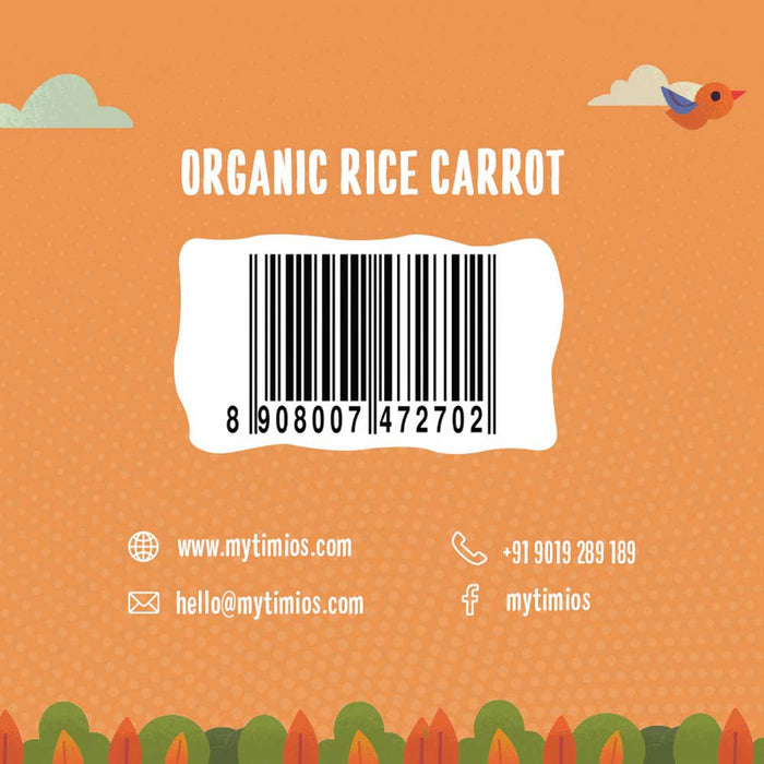 Organic Rice Carrot Porridge