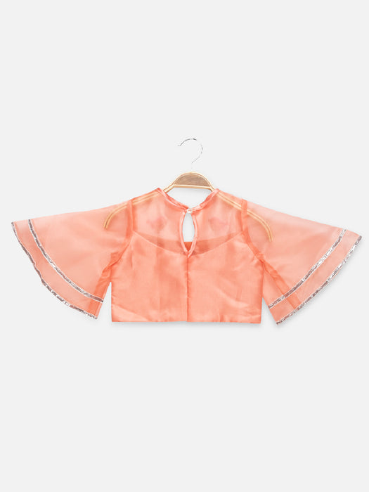 Bell Sleeves Birds Skirt top with name hangings