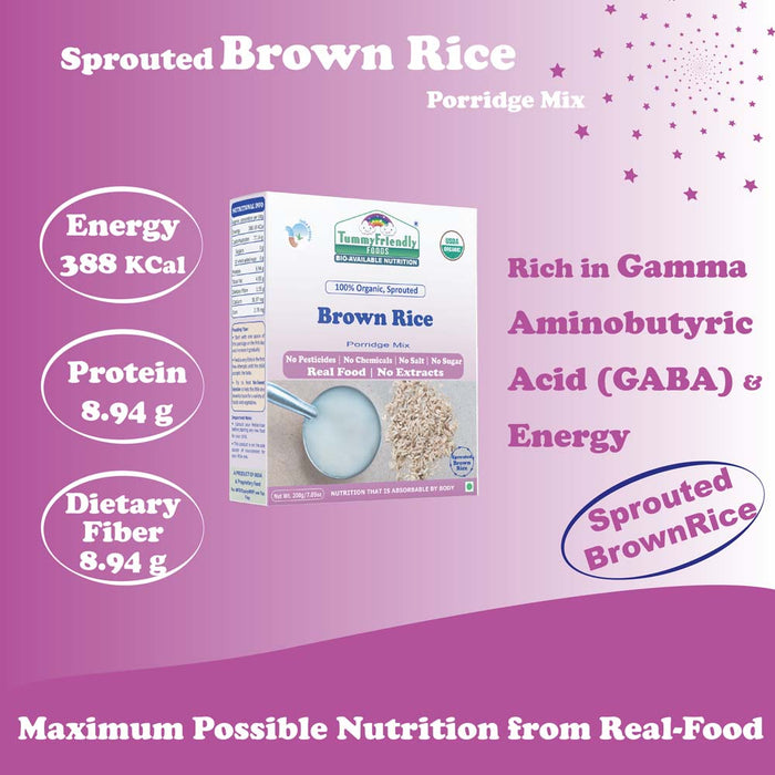 Sprouted Brown Rice Porridge Mix