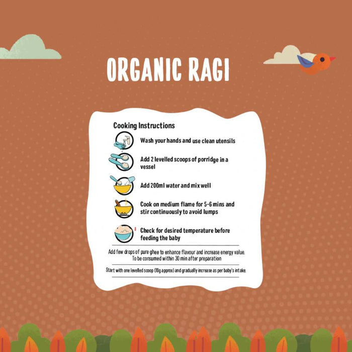 Organic Ragi Porridge and Organic Rice Ragi Porridge