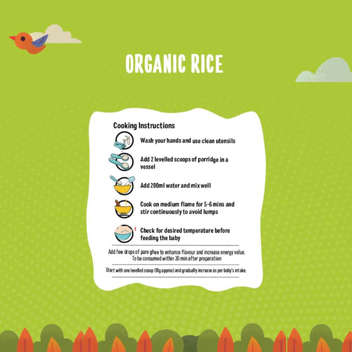 Organic Rice Porridge and Organic Rice Ragi Porridge
