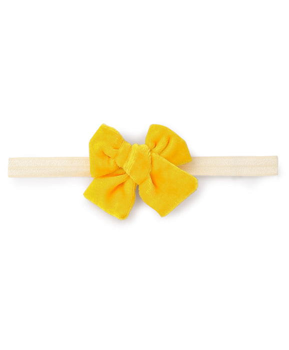 Knot Bow Headband- Yellow