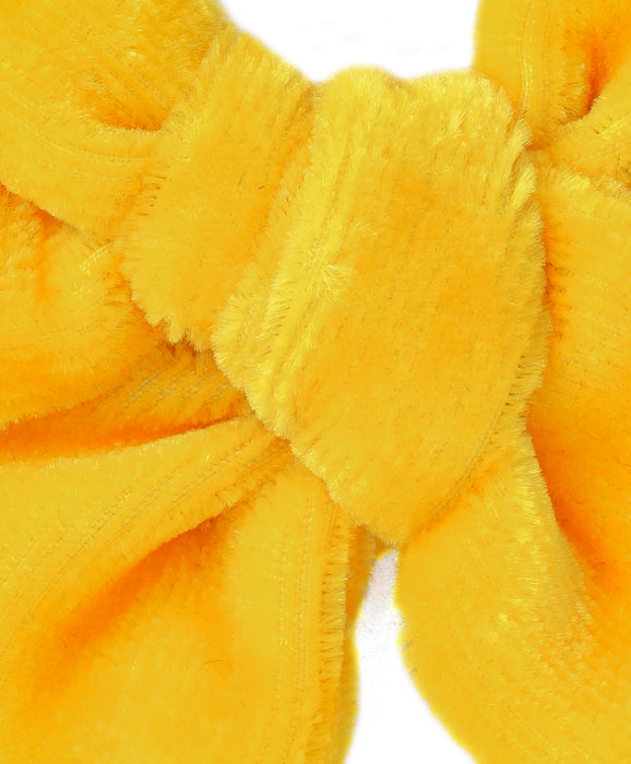 Knot Bow Headband- Yellow