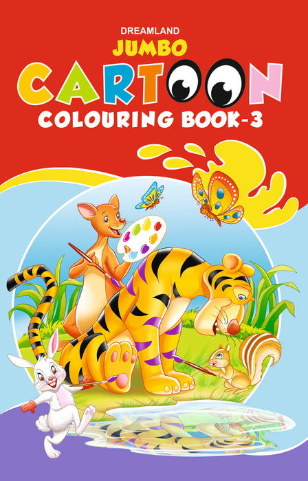 Jumbo Cartoon Colouring Book - 3