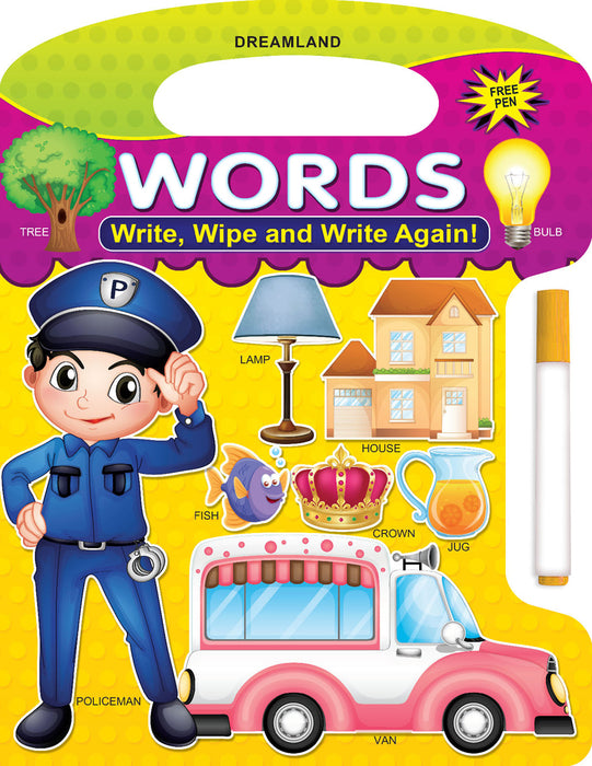 Write and Wipe Book - Words