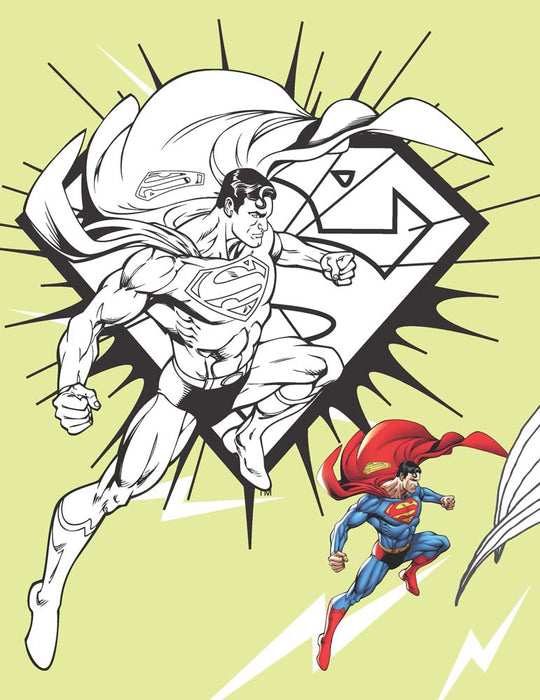 Superman Copy Colouring Book-2
