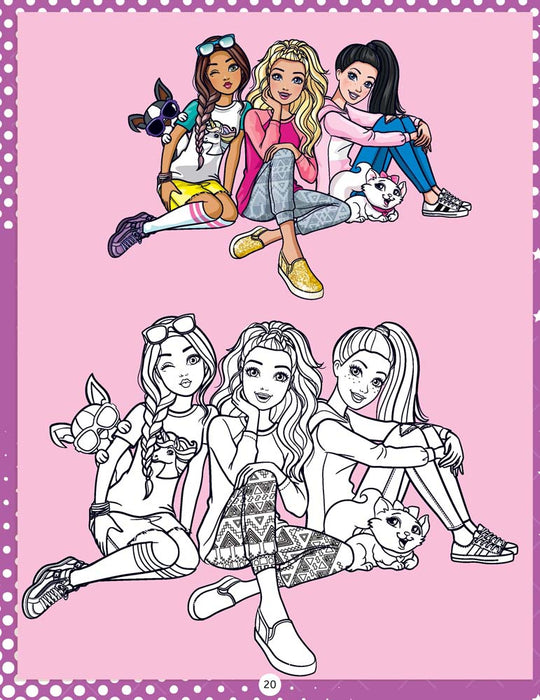 Barbie Copy Colouring Book-4