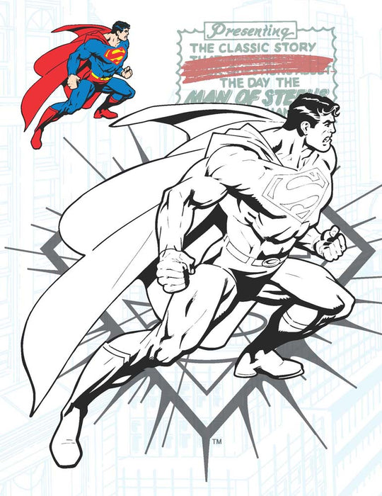 Superman Copy Colouring Book-3
