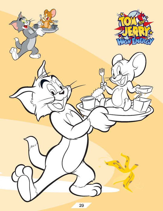 Tom and Jerry Copy Colouring Book