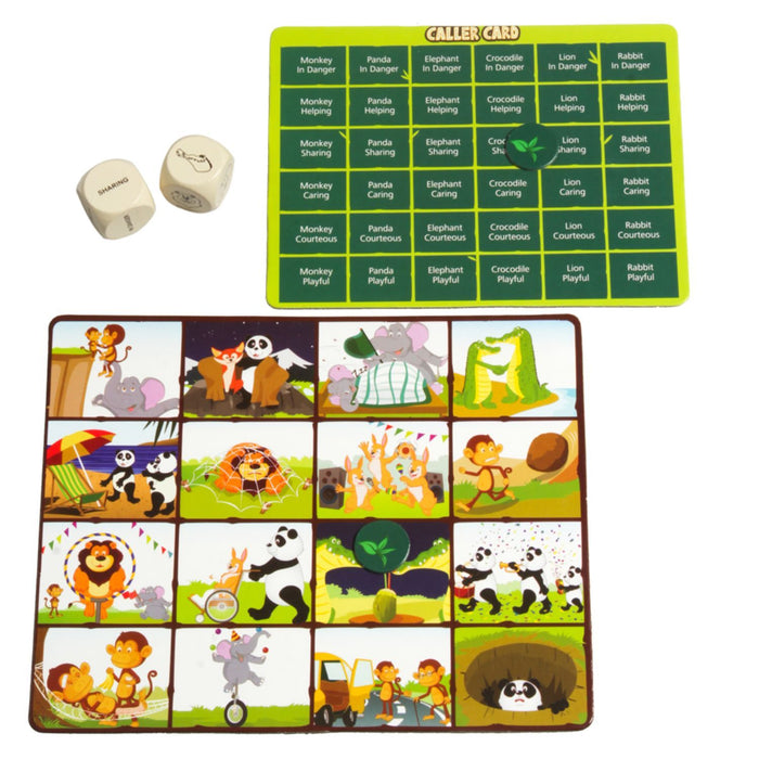 A Day in The Jungle Picture Bingo - Social Emotional Skills