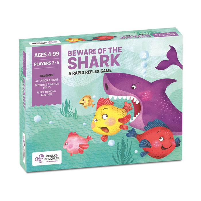 Beware of The Shark - Fun Family Game, Fast Reactions, Attention Games