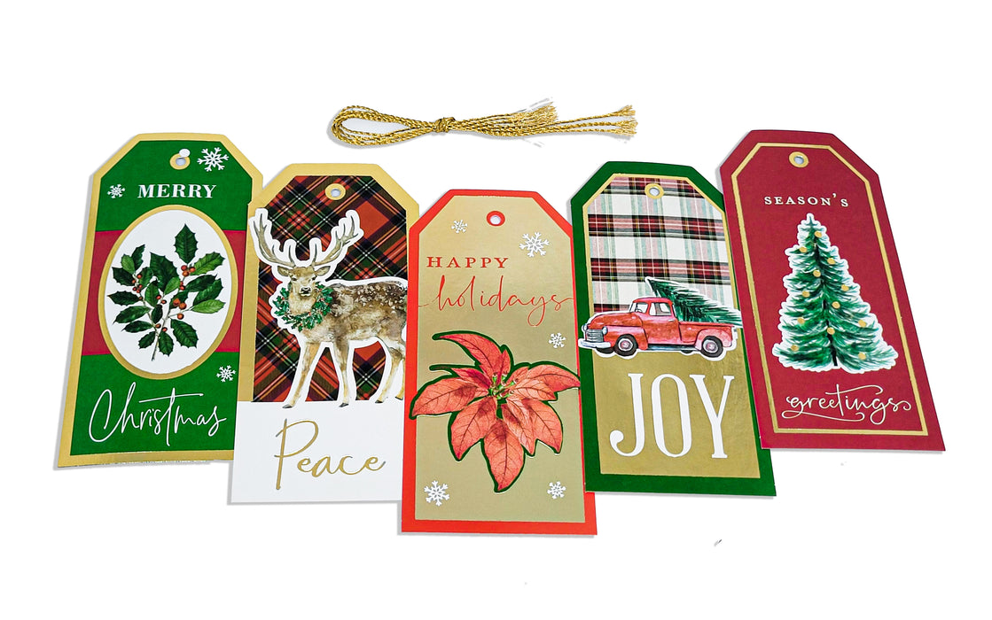 Christmas Gift Tags HOLIDAY (Pack of 5)